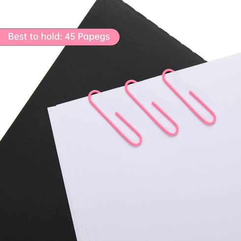 Pink Jumbo Paper Clips, 265pcs 2 Inch Paperclips,Large Pape Clips for Paperwork Ideal for Home, School and Office Use (2 in, Pink)...