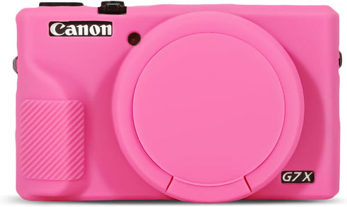 Case for Canon Powershot G7X Mark III Digital Camera, Soft Silicone G7X Mark III Camera Case Accessories, Protective Case Cover for G7XIII G7X3 wi...