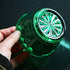 European Retro Nostalgic Three-Dimensional Relief Color Glass Jar Candy Jar Seasoning Jar With Lid...