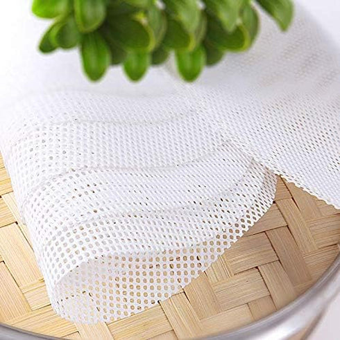 4 Pieces Round Silicone Reusable Steamer Mat Mesh Sheet for Fruit Dryer,Food Dehydrator Sheets Dryer Mesh,10" Diameter...