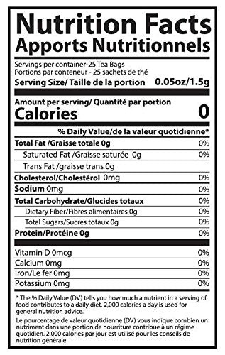 Hyleys Detox Tea for Cleanse – Black Tea with Ginger, Honey & Cinnamon – 25 Tea Bags (1 Pack) – Supports Digestion, Detox & Bloating Relief...