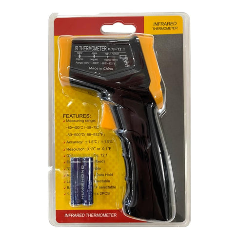 Digital Infrared Thermometer Gun for Cooking,BBQ,Pizza Oven,Ir Thermometer with Backlight,-58?~932?(-50?~500?) Handheld Non Contact Heat Laser Tem...