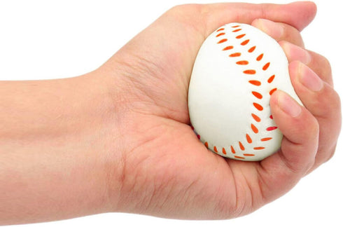 Mini Sports Balls for Kids Party Favor Toy, Soccer Ball, Basketball, Football, Baseball (12 Pack) Squeeze Foam for Stress, Anxiety Relief, Relaxat...