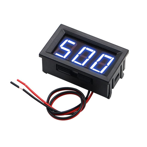 YSY 1Pcs AC 70V-500V Mini Digital Voltmeter 2-Wire Blue LED Display Panel Voltage Test Meter (Blue, AC 70-500V)...