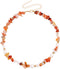 Healing Stone Chakra Crystal Carnelian Choker Necklace Natural Reiki Quartz Turquoise Imitation Pearl Necklace for Women Spiritual Jewelry...