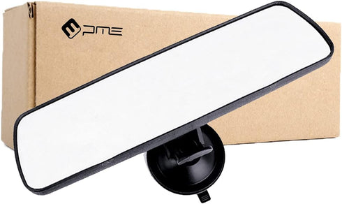 Car Rear View Mirror 9.8” Day/Night Rearview Mirror, Universal Anti-glare Truck Mirror Interior Suction Cup Wide View Mirror - Deluxe Version,Plai...