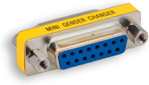 ZAGA1677FF DB15 Female to DB15 Female Mini Gender Changer...
