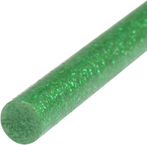 uxcell Mini Hot Glue Gun Sticks 4-inch x 0.27-inch for Glue Guns, Glitter Green 16pcs...