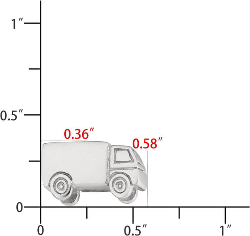 Silver Tone truck Cufflinks For Men With Gift Box....