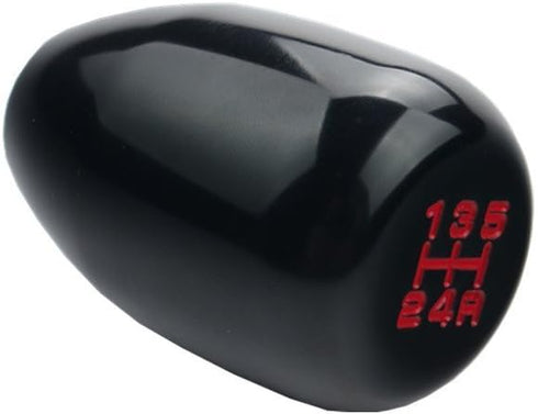 DEWHEL 5 Speed Manual Gearbox Shift Knob M12x1.25 Screw On Aluminum Black...