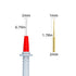 Goupchn Multimeter Test Leads Kit Double Silicone Soft Cable Wire Multimeter Probes Electrical Copper Test Probes Length 4.9ft/1.5m with Gold-Plat...