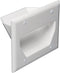 DATA COMM Electronics 45-0003-WH 3-Gang Recessed Low Voltage Cable Pass Through Wall Plate – Flush-Mount Design for Clean Wire Management Behind T...