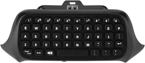 FOSA Keyboard, Chatpad Message Mini Game Keyboard 2.4G Receiver Keypad Chat Keyboard with Audio/Headset Jack for Game Controller Gamepad...