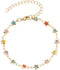 Gold Pearl Starfish Anklet Bracelet 18K Gold Stainless Steel Hawaiian Anklet for Women...