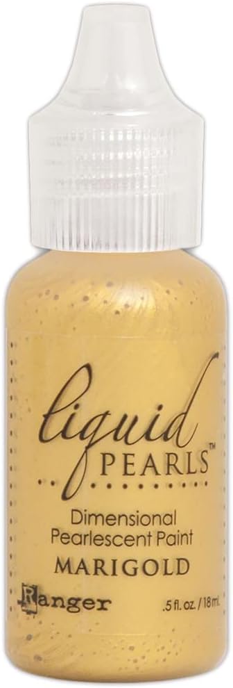 Ranger - Liquid Pearls Pearlescent Paint 2018 Bundle of 6 Colors - Bronze, Marigold, Merlot, Sage, Slate and Taffy...