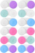 12 Pack Colorful Cute Contact Lens Case Bulk Box Holder Container Soak Storage Kit (6 Color)...