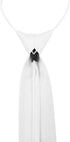 Vesuvio Napoli PreTied Men's Necktie Solid Color Mens Adjustable Zipper Neck Tie...