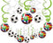 30CT Soccer Hanging Swirl for Soccer Party Supplies Theme Birthday Party Decorations...