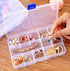 Yinpecly Component Storage Box 230x120x40mm Adjustable Divider Grids Removable Compartment PP Organizer for Jewelry Beads Earring Container Tool F...
