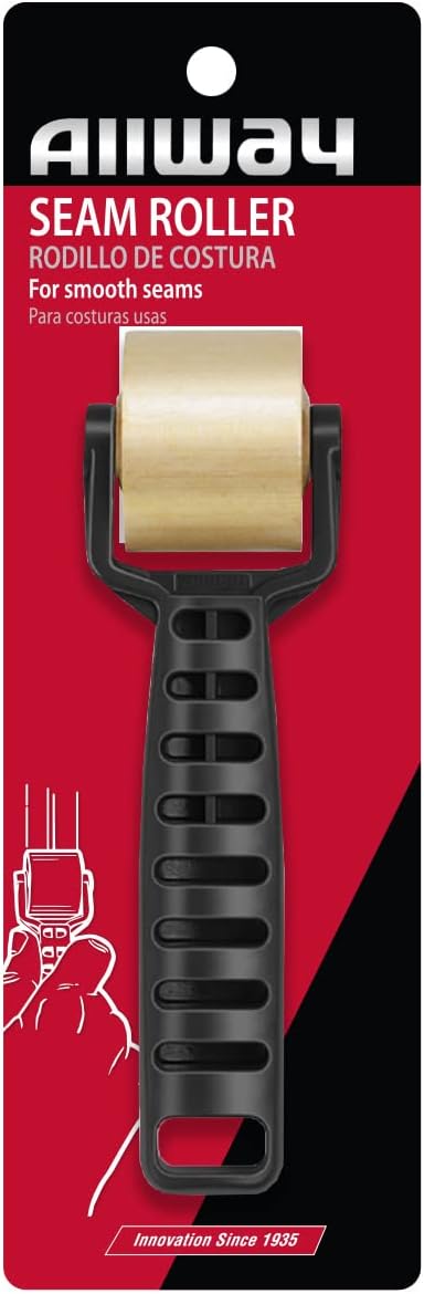 ALLWAY SR2 Heavy-Duty Hardwood Seam Roller with Celcon Handle, 1-1/4"...