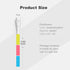 Invisible Ink Pen with UV Flashlight, Spy Pen Black Light Markers for Kids and Adults, Disappearing Ink for Secret Notes, Magic Pens Fit for Chris...