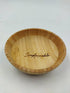 Fruit Bowl For Kitchen Counter (Medium) - Bamboo Fruit Bowl - Dishwasher Safe, Eco-Friendly, Scratch Resistant -Serving Bowl - Handcrafted Salad B...