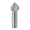 V Groove Router Bit 90 Degree Double Flute Chamfer and Bevel Bit Carbide Tipped Woodworking Tool Engraving Router Bit 7/8" Dia x 1/2 Inch Shank...