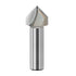 V Groove Router Bit 90 Degree Double Flute Chamfer and Bevel Bit Carbide Tipped Woodworking Tool Engraving Router Bit 7/8" Dia x 1/2 Inch Shank...