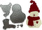 Snowman Metal Cutting Die Christmas Snowman Die Cuts for DIY Scrapbooking Photo Album Paper Crafting Card Making Decorative...