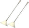 2Pcs Stainless Steel Aquarium Spatula Long Sand Spatula Scrapers Shovel Fish Tank Aquatic Plant Tools for Aquarium Accessories, 12.59 Inches (Silv...