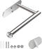 2 in 1 Toilet-Paper-Holder, Self-Adhesive, Toilet-Roll-Holder, Screws-in, Stainless-Steel,for Bathroom, Kitchen, Washroom (1, Silver)...