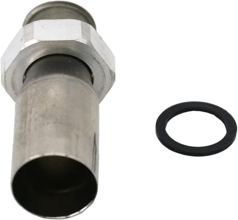 1-1/4" Stainless Steel Sink Drain Tailpiece with Nut and Washer for 1” NPS Bar Sink Drain (1-1/4" Tailpiece)...