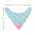Reversible Baby Teething Bibs - Attached Pink Heart Teether - Boho Antler - Set of 2...