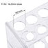 Acrylic Test Tube Holder Rack 12 Sockets for 25ml Centrifuge Tubes Clear (25ml,12 Sockets)...