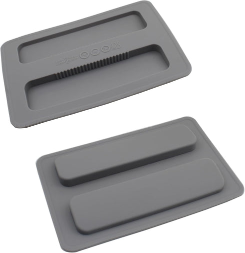 Toaster Cover/Lid 2 Slice Silicone Bread Machine/Maker Upper Cover Washable Toaster Appliance Top Cover (Grey)...