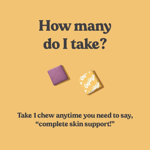 Youthful Skin, Fruity Chews Vitamins, Radiance & Hydration Formula, Hyaluronic Acid, Grape Seed Extract, Antioxidants & Minerals, Vitamins Raspber...