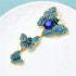 Crystal Rhinestone Butterfly Brooches For Women Pretty 3 Butterfly Insects Party Casual Brooch Lapel Pins Elegant Dress Accessories Wedding Christ...