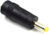 10Pcs Yellow Tip 4.0x1.7 mm Male Plug to 5.5x2.5mm Female Jack DC Power Connector Black...