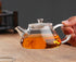 123Arts Mini Tea Pot, Glass Teapot, Clear Teapot, Small Teapot for One Person Use,7oz...