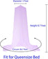 BCBYou Bed Canopy Mosquito Net with Fluorescent Stars Glow in Dark for Baby, Kids, and Adults, for Cover The Baby Crib, Kid Bed, Girls Bed Or Full...