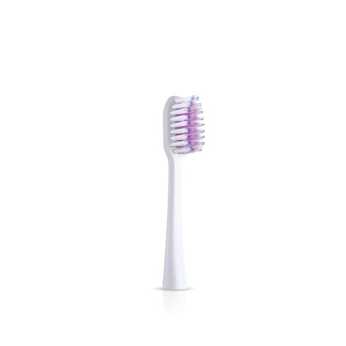 GUM Sonic Powered Toothbrush Refills, Tapered Bristles Clean Below The Gumline, White 2ct. (Pack of 2)...