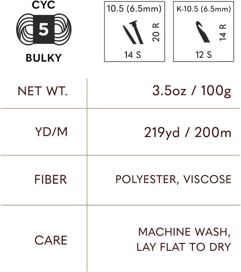 Lion Brand Yarn, Bulky Tape Rewind Yarn for Knitting and Crocheting, Willow, 1 Pack...