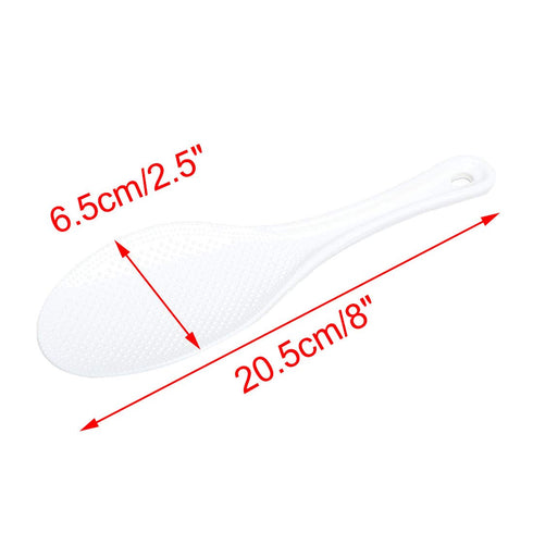 uxcell Plastic Non Stick Rice Paddle Potato Food Service Spoon Scoop, White...