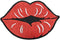 Red Lip Mouth Lipstick Lips Sexy Sew on Iron on Embroidered Applique Patch (Iron-Lip-RED)...