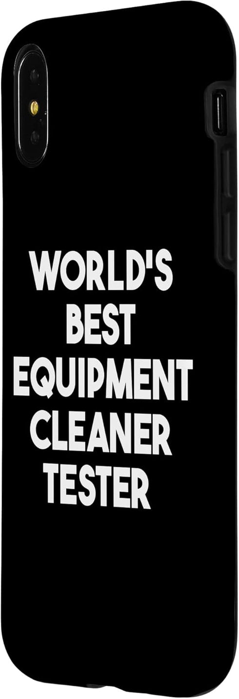 iPhone X/XS World's Best Equipment Cleaner Tester Case...