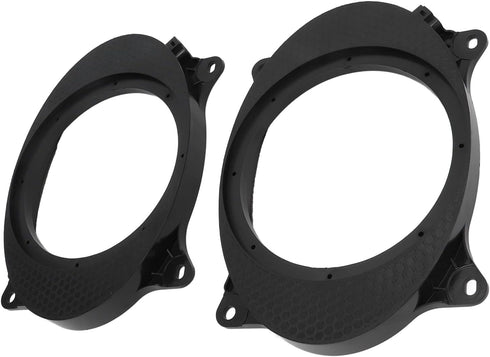 1/2 Car Speaker Adapter,6X9 Car Speakers,Ring Speaker Adapter Spacer,2pcs 6.5inch Black Speaker Adapter Bracket Ring,Speaker Adapter Spacers Brack...