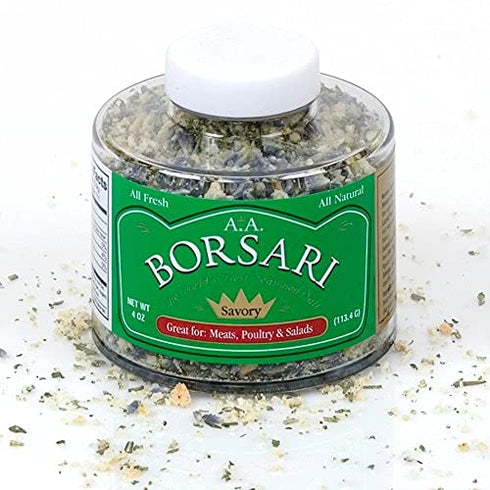 Borsari Seasoned Salt Combo - Multi-Use All Purpose Savory and Original Seasonings - Gourmet Sea Salt Blends With Herbs and Spices - Gluten Free -...