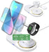 3 in 1 Cell Phone Wireless Chargers,Charging Station for Multiple Devices Apple,Fast Wireless Charger Stand for iPhone 14/13/12/11/Pro/Max,for App...