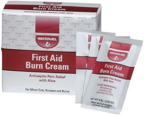 First Aid Burn Cream, Antiseptic Burn Relief, 0.9 gm Packets, 25 Pack, MS-60765...