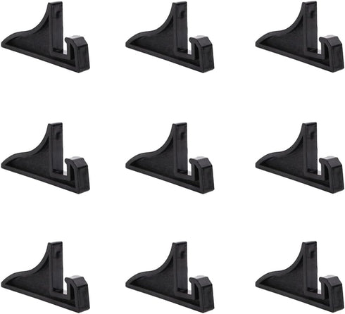 10 Pieces Album Stands Collectibles Card Holder Plate Easel Picture Album Bracket Easel Stands Photo Frame Display Stands Plate Stand Holder Pictu...